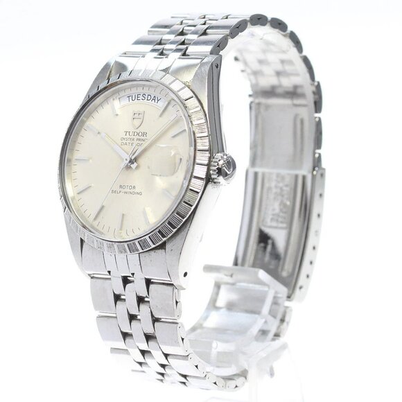 TUDOR Oyster Prince 94510 Date Day Cal.2834-2 Silver Dial Automatic Men's_8 - Picture 2 of 9